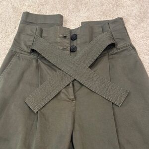 A.L.C. Women's Olive Chinos